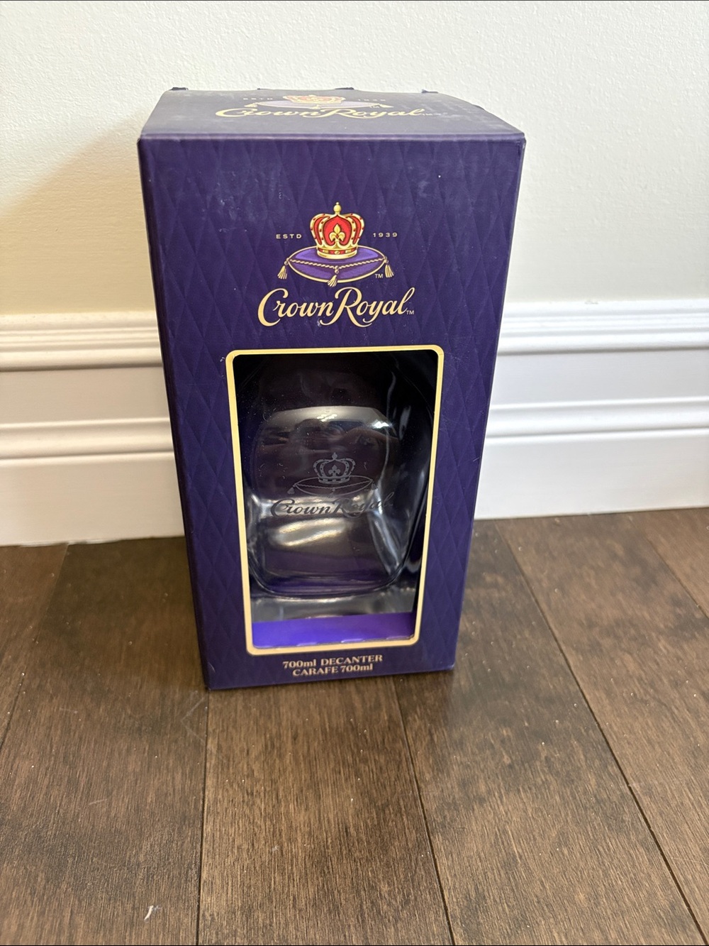 Crown Royal Whiskey Decanter
